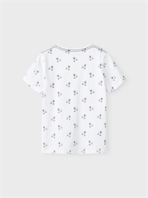 NAME IT Kortærmet T-Shirt Delvin Bright White